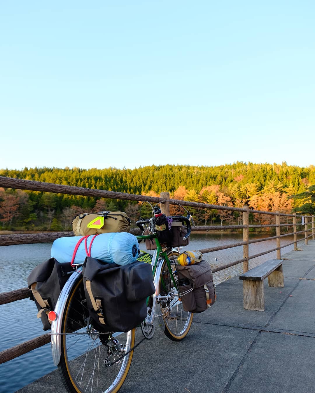 キャンプ 自転車