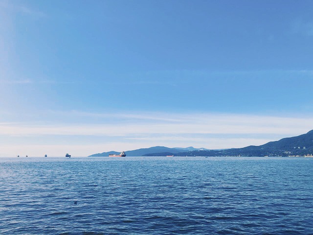バンクーバーの海