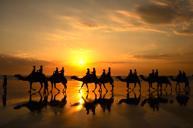 ブルームの夕日