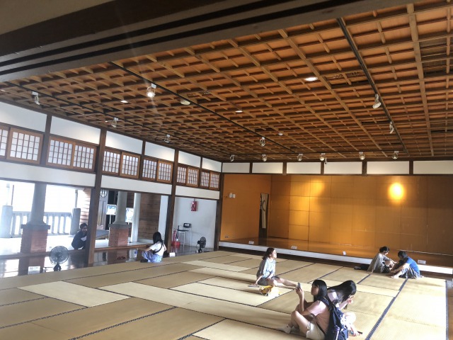 温泉博物館内