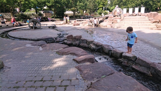 ハイデルベルク ネッカーヴィーセ 親水公園