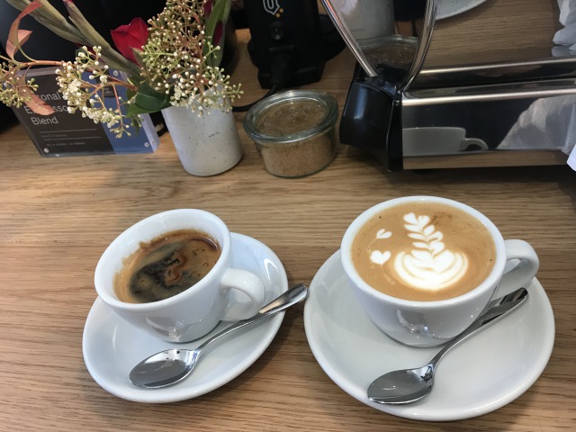 メルボルンのカフェ