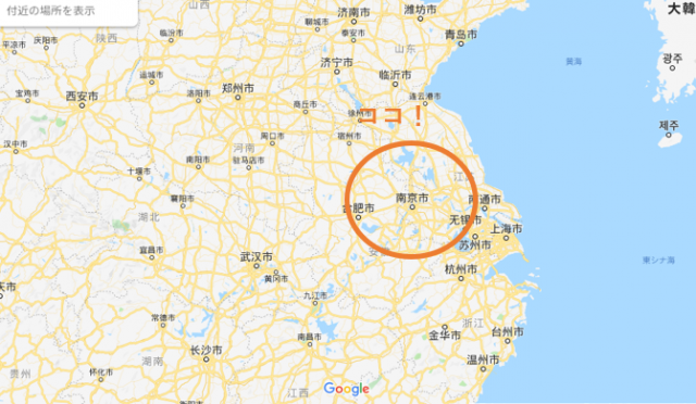 南京の地図