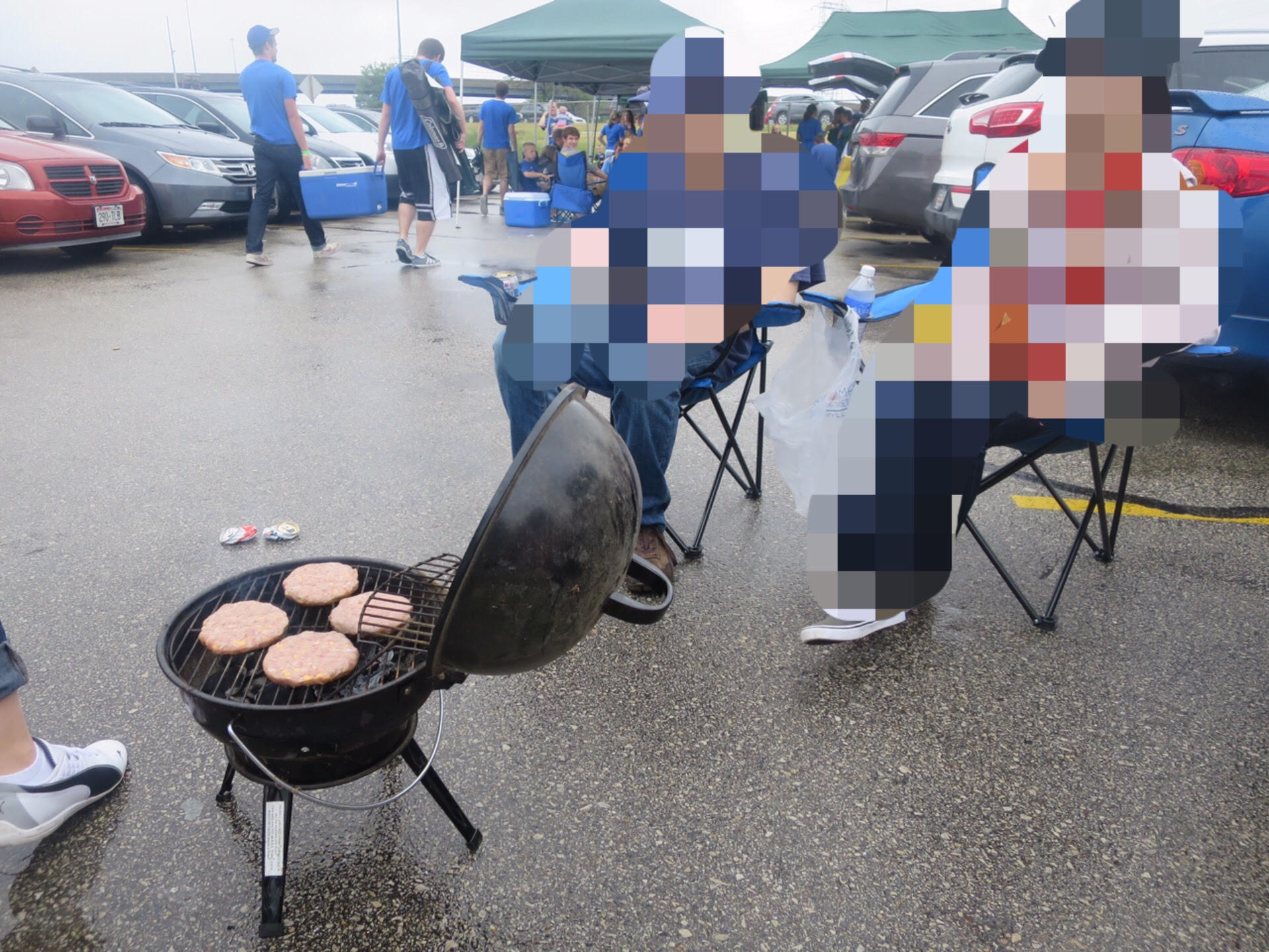 野球場bbq