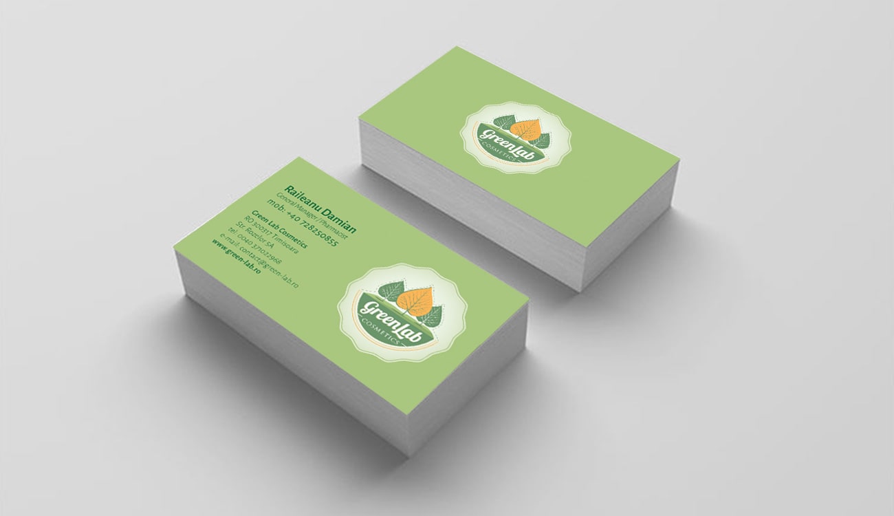 identitate vizuala greenlab cosmetics