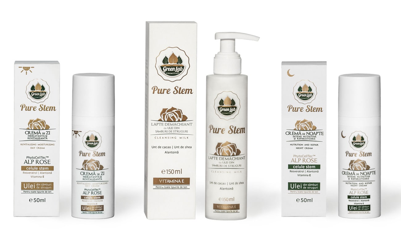 Pure Stem - design ambalaj
