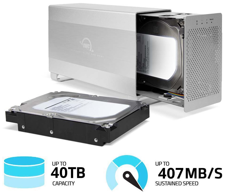 OWC Mercury Elite Pro Custodia Esterna 3.5" USB 3.2 + ESATA + Firewire 800