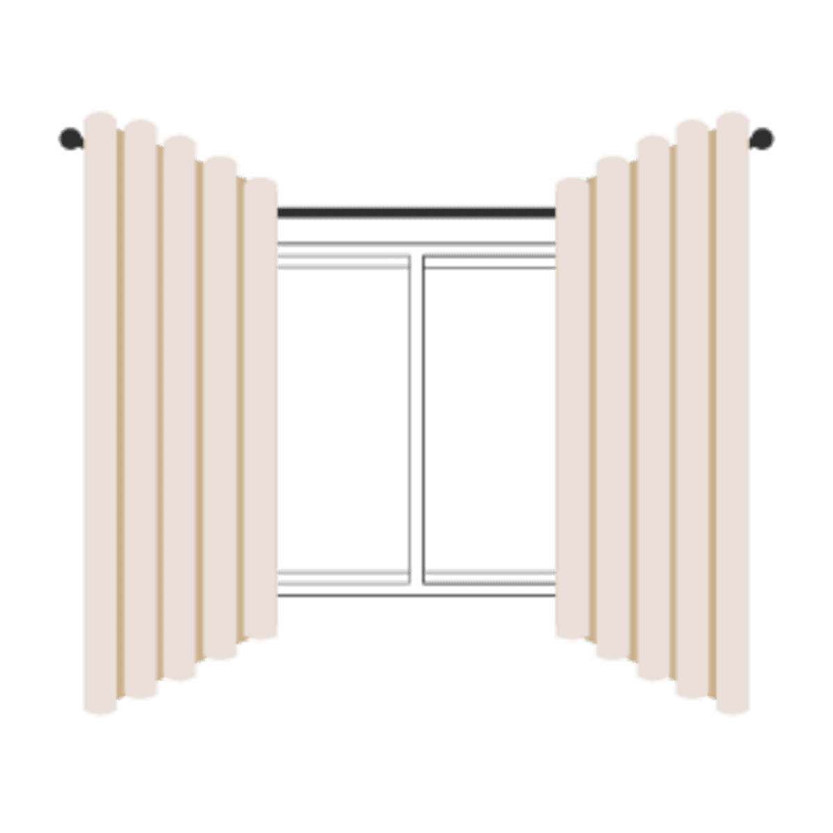 measuring bay window curtains