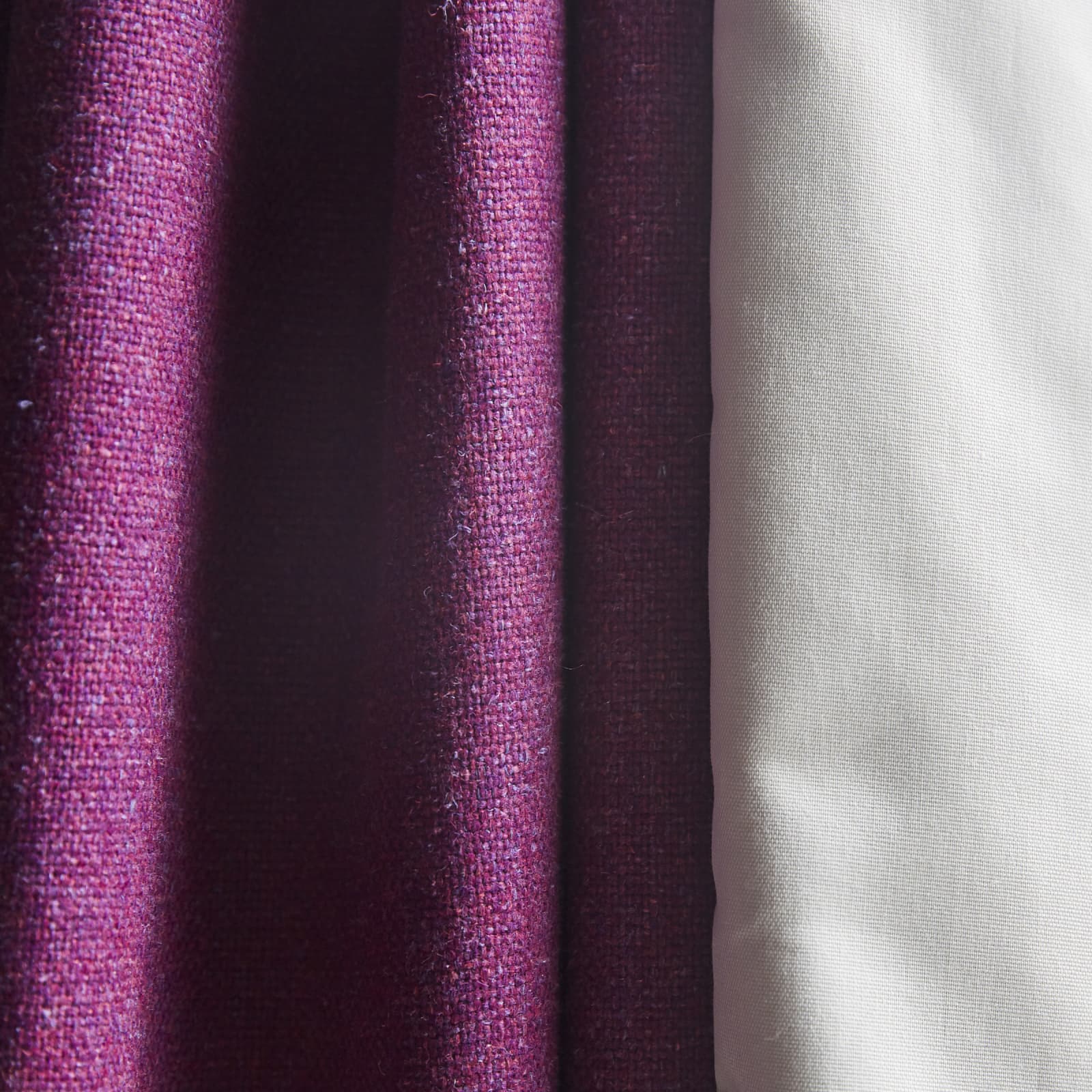purple curtains