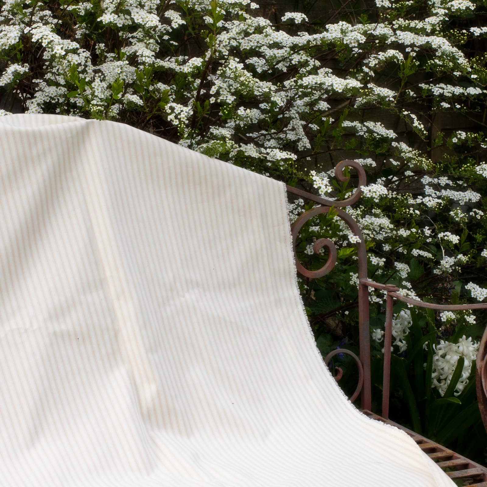 ticking stripe cafe curtain fabric