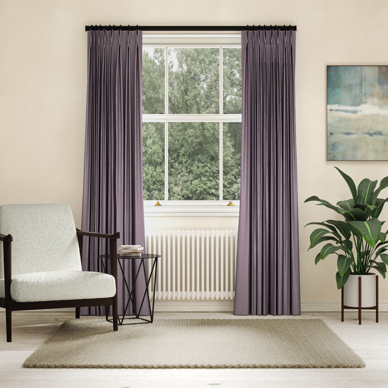 Silk, Luna Made to Measure Curtains