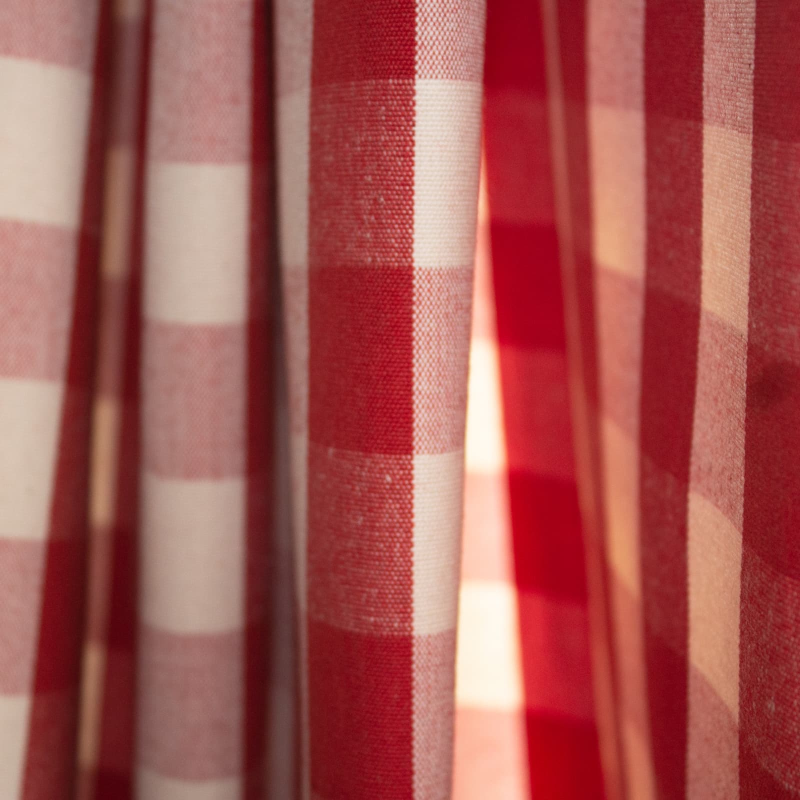 Tuscan Gingham, Rosewood Made to Measure Curtains