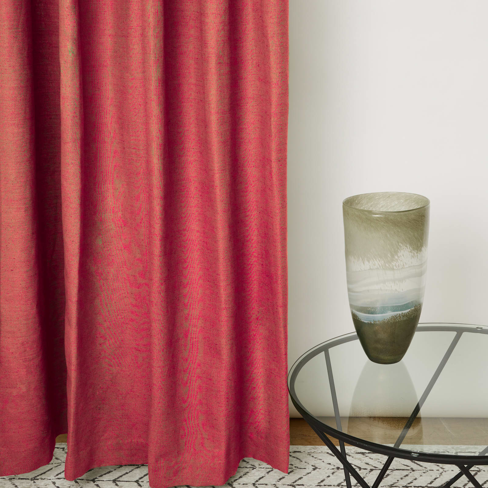 Linton, Chilli Made to Measure Curtains