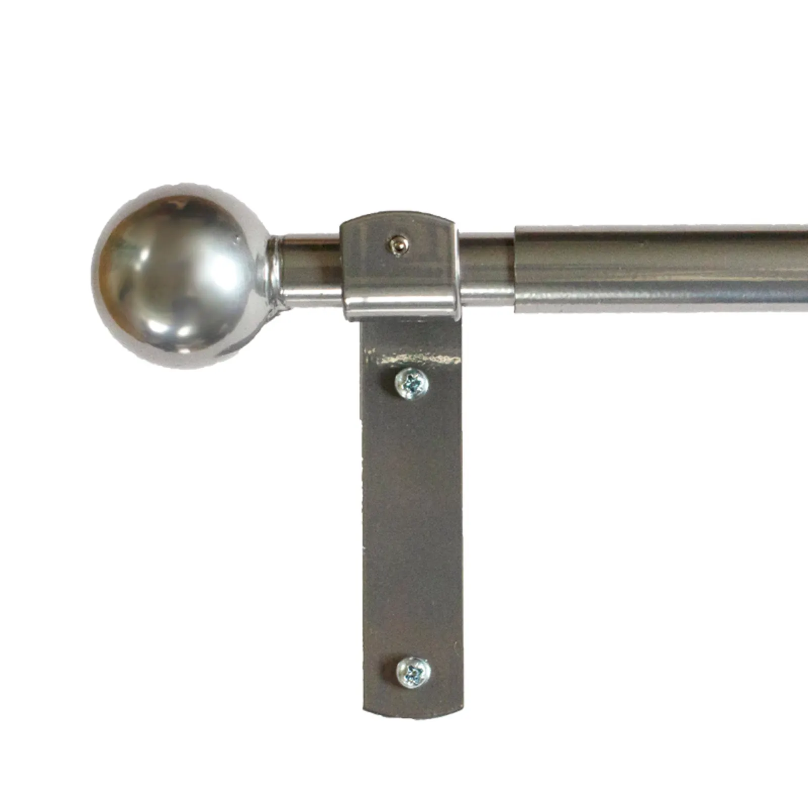 silver made to measure metal pole