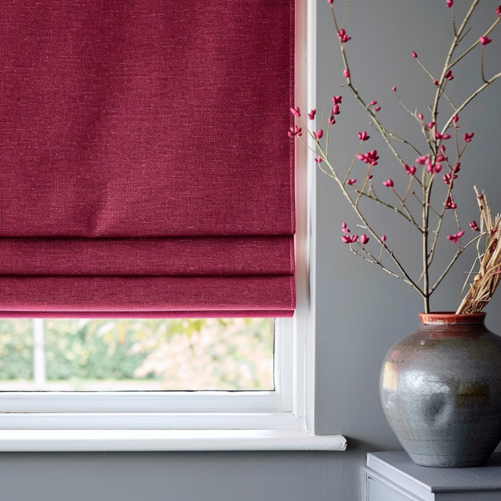 Wool, Calypso Made to Measure Roman Blind