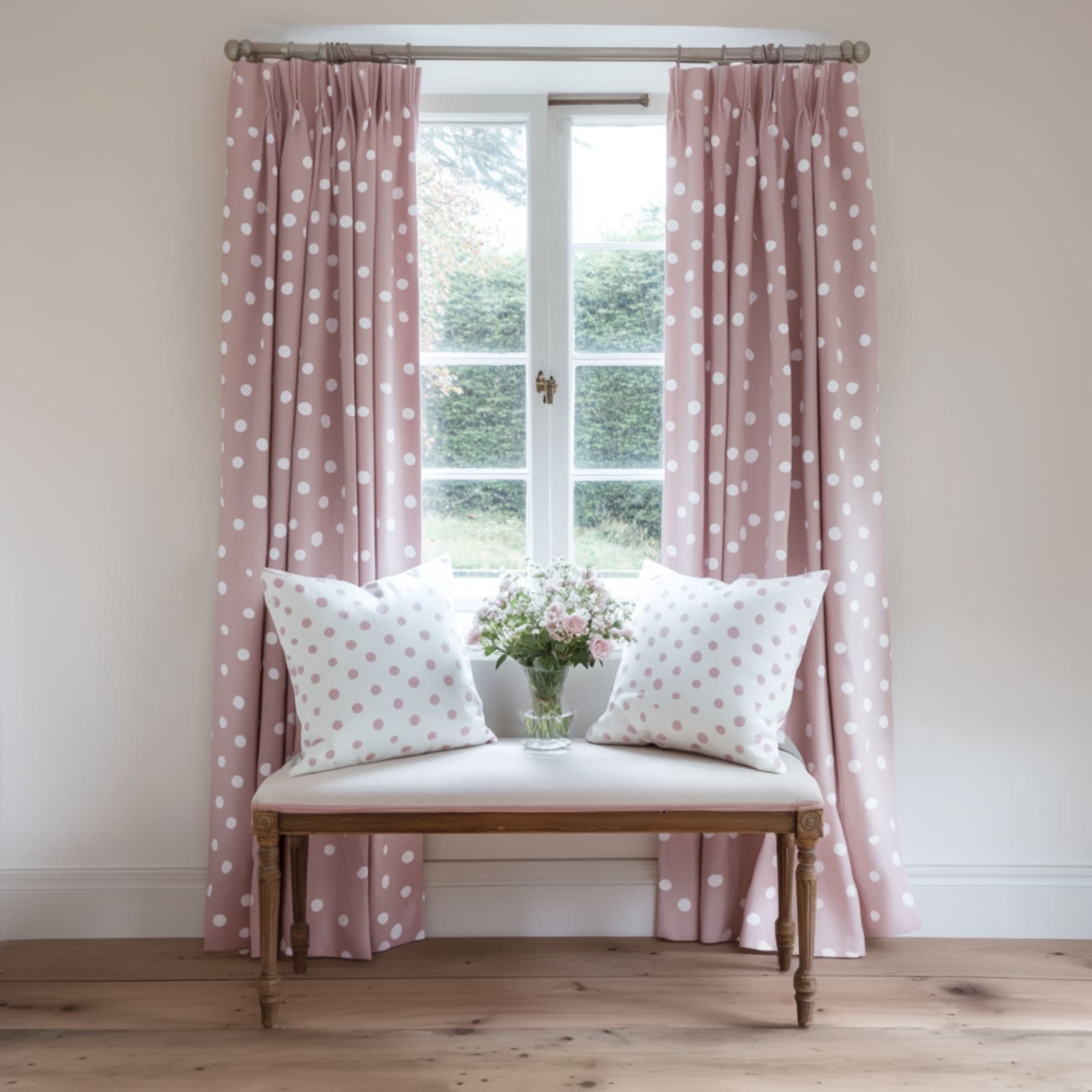 Confetti, Dahlia Pink Made to Measure Curtains