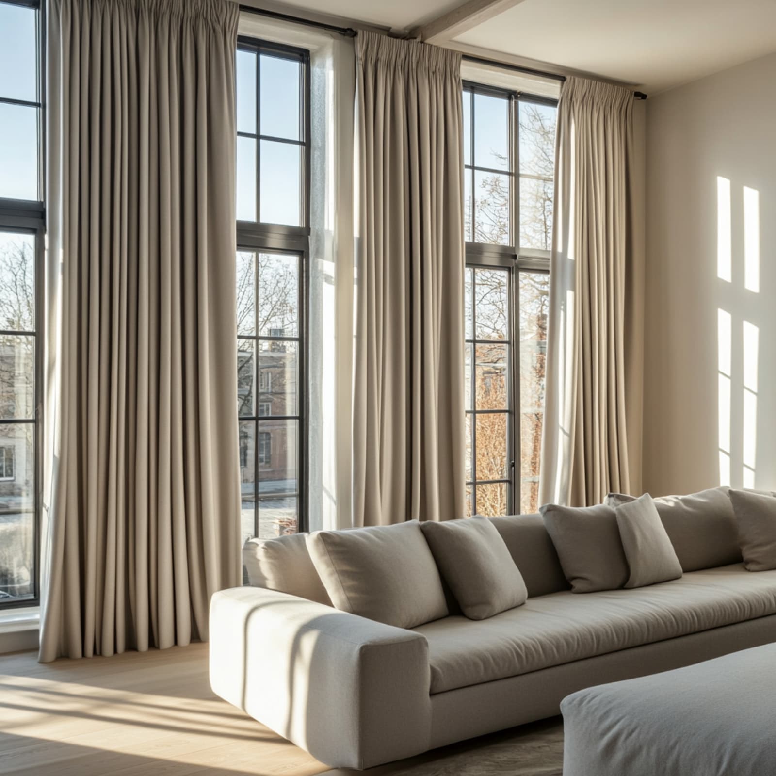 Atelier Wool, Blush Clay Made to Measure Curtains