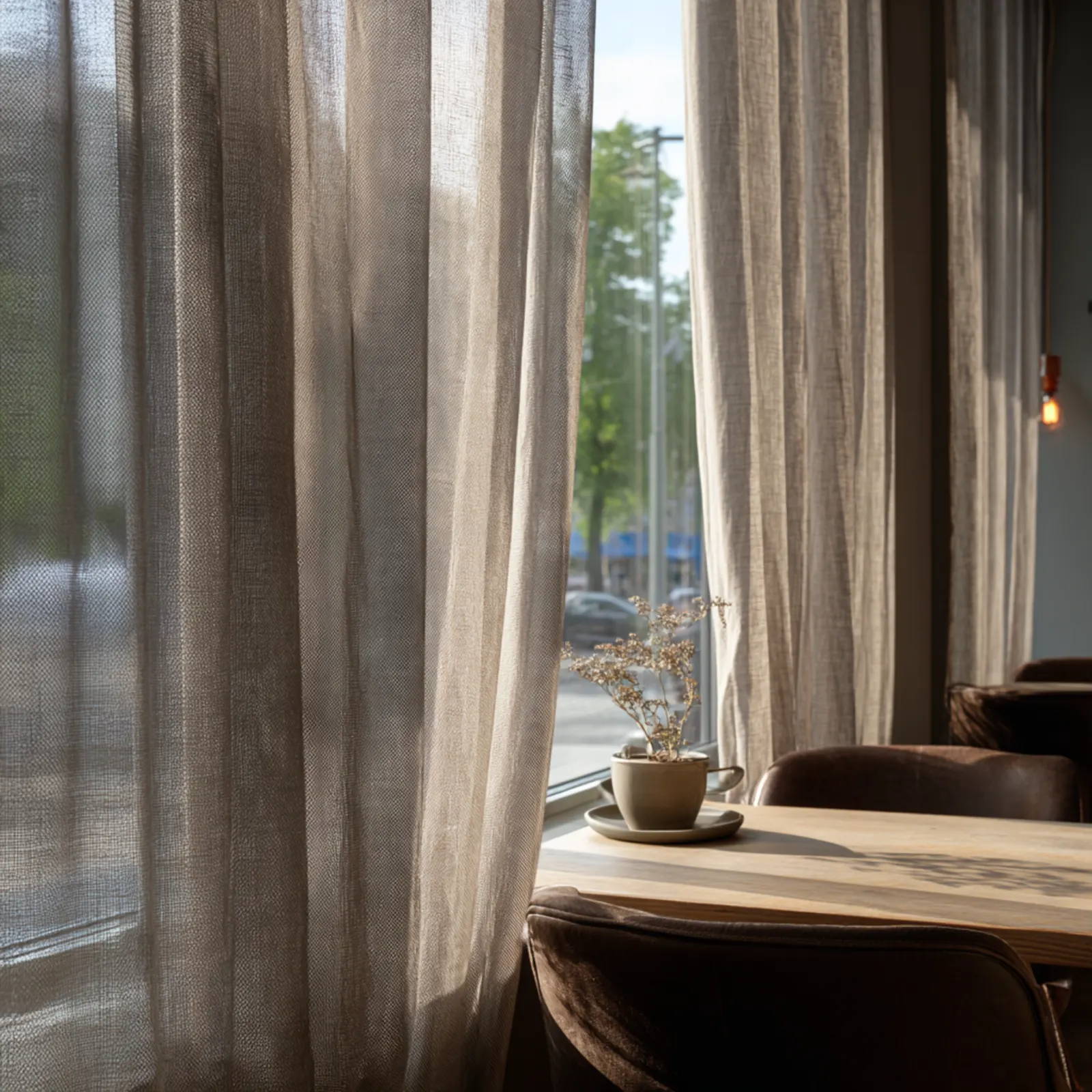 Contract Sheer, Ivory Whisper Made to Measure Curtains
