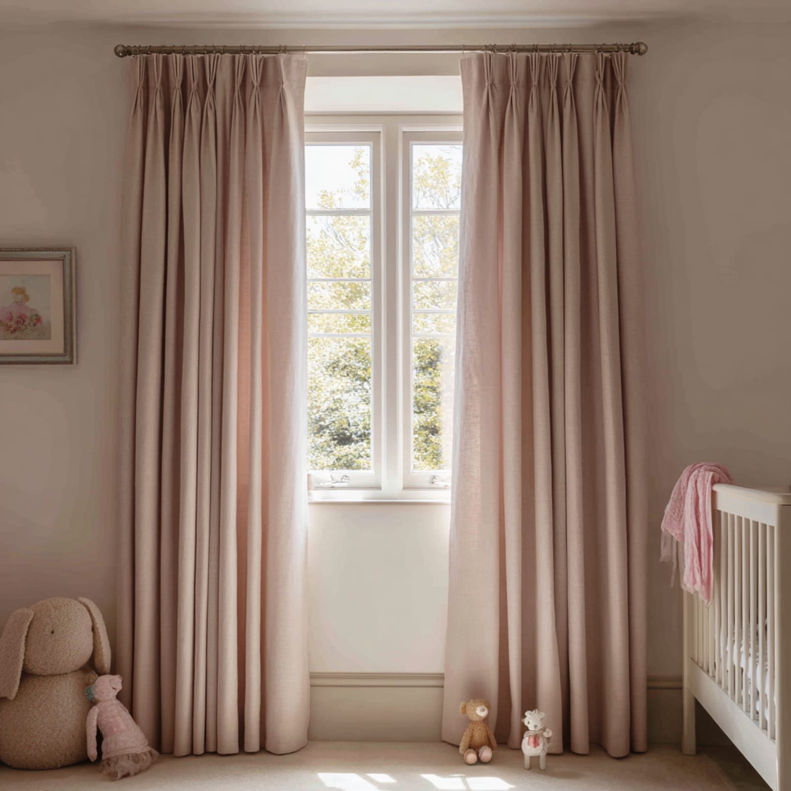 Linen Weave, Dune Made to Measure Curtains