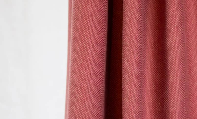 Closeup of Burnish Rose fabric style.