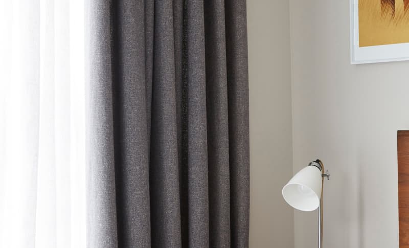 Closeup of Lead fabric style.
