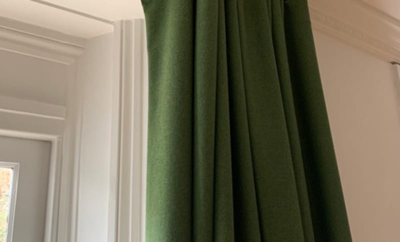Closeup of Meadow fabric style.