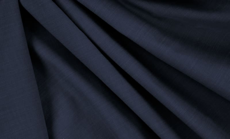 Closeup of Navy fabric style.