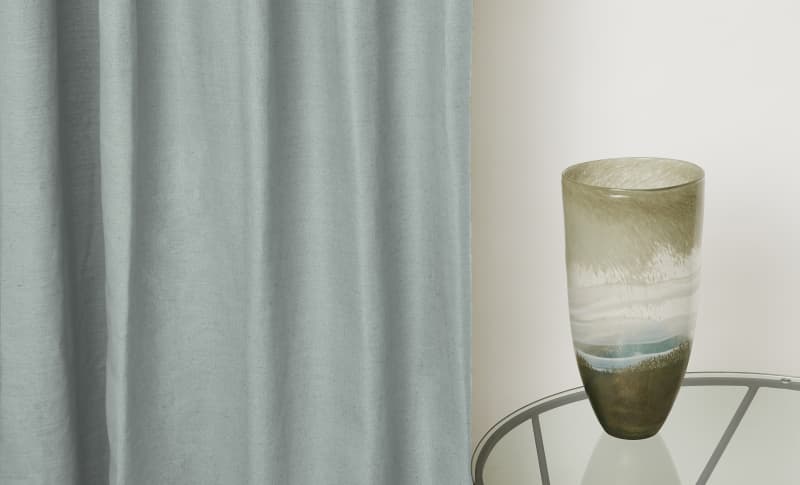 Closeup of Washed Teal fabric style.