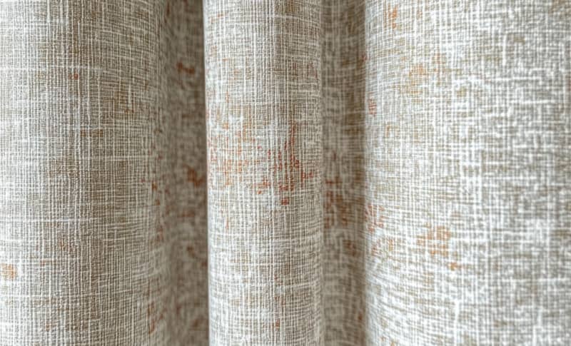 Closeup of Golden fabric style.