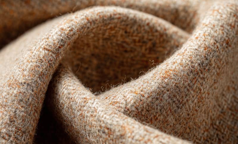 Closeup of Pebble Dust fabric style.