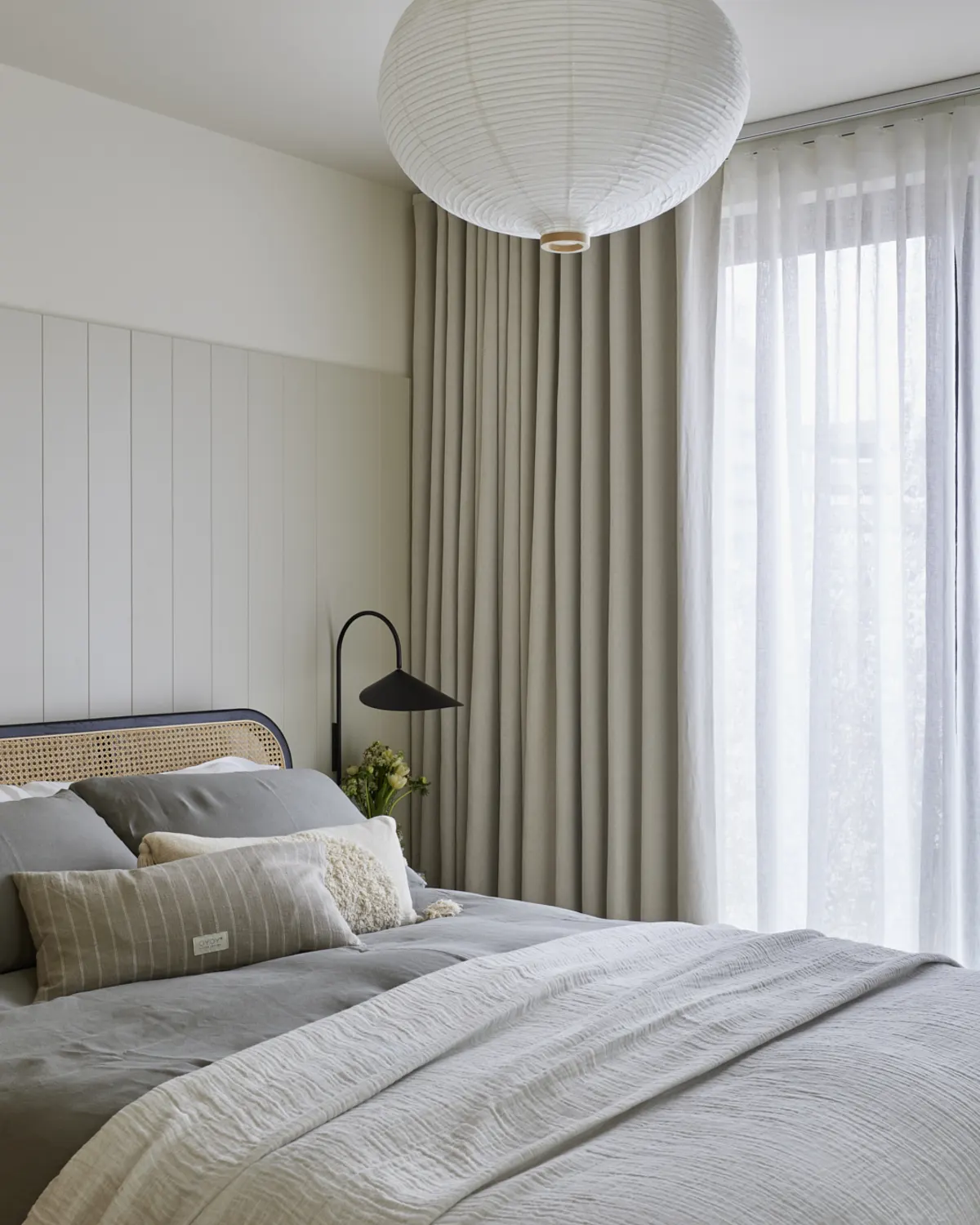 sheer bedroom curtains