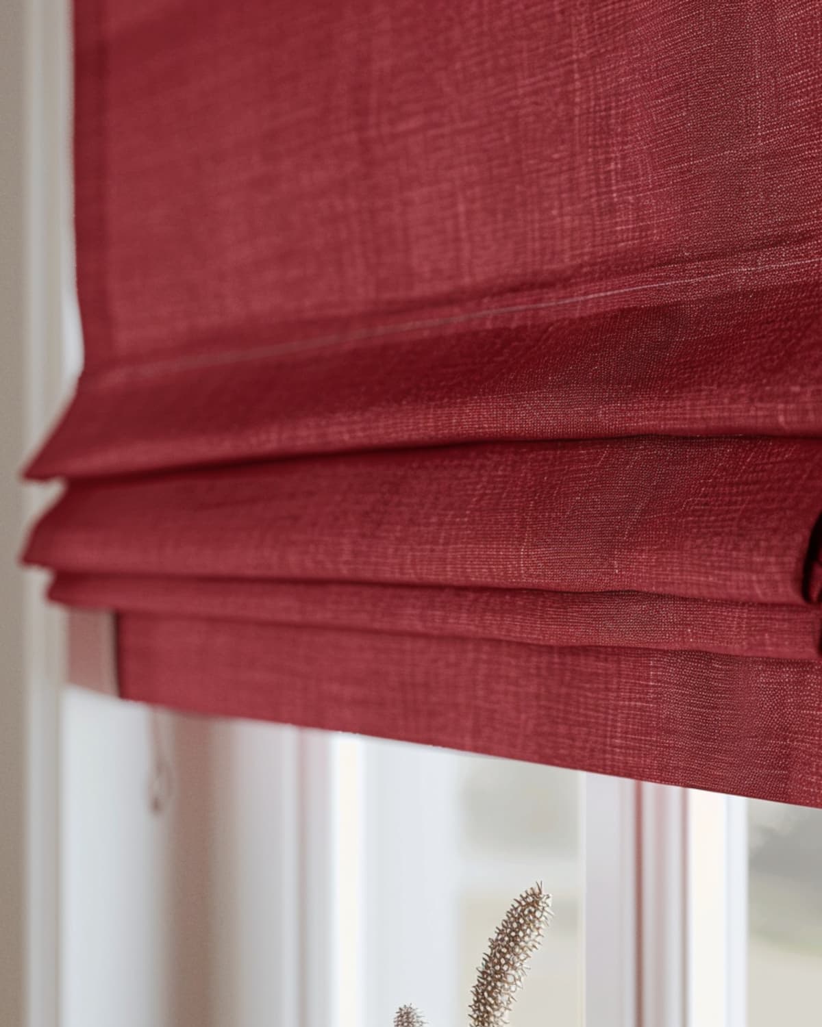 Red made to measure blinds