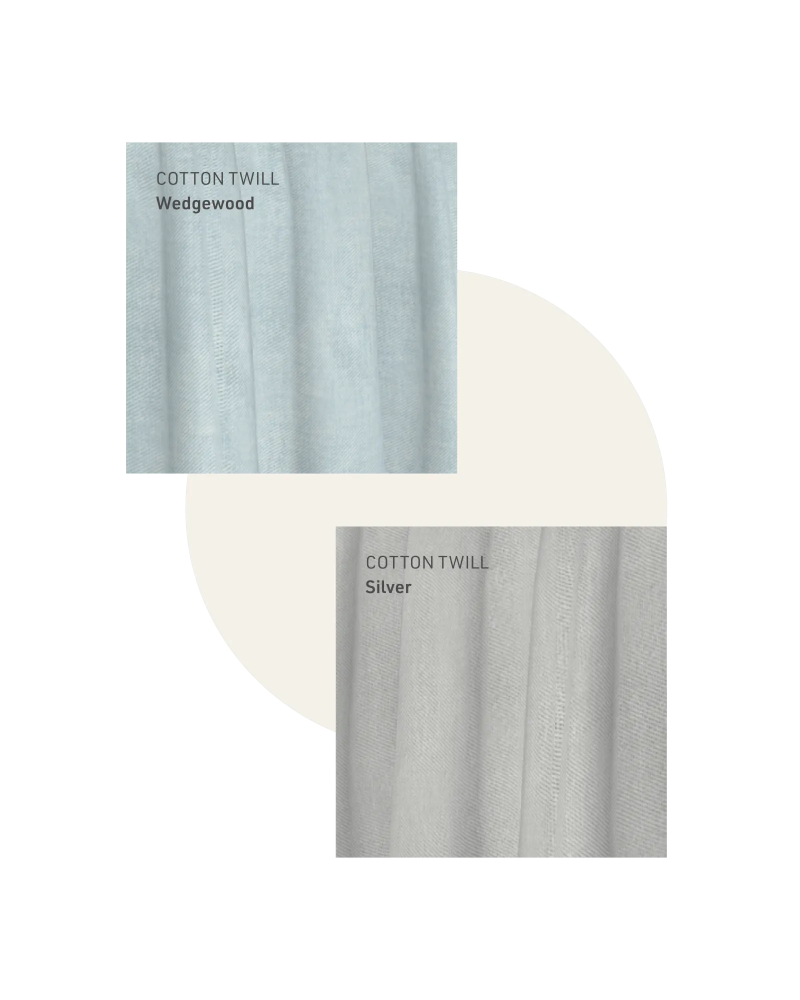 cotton twill blue sample swatch fabric 