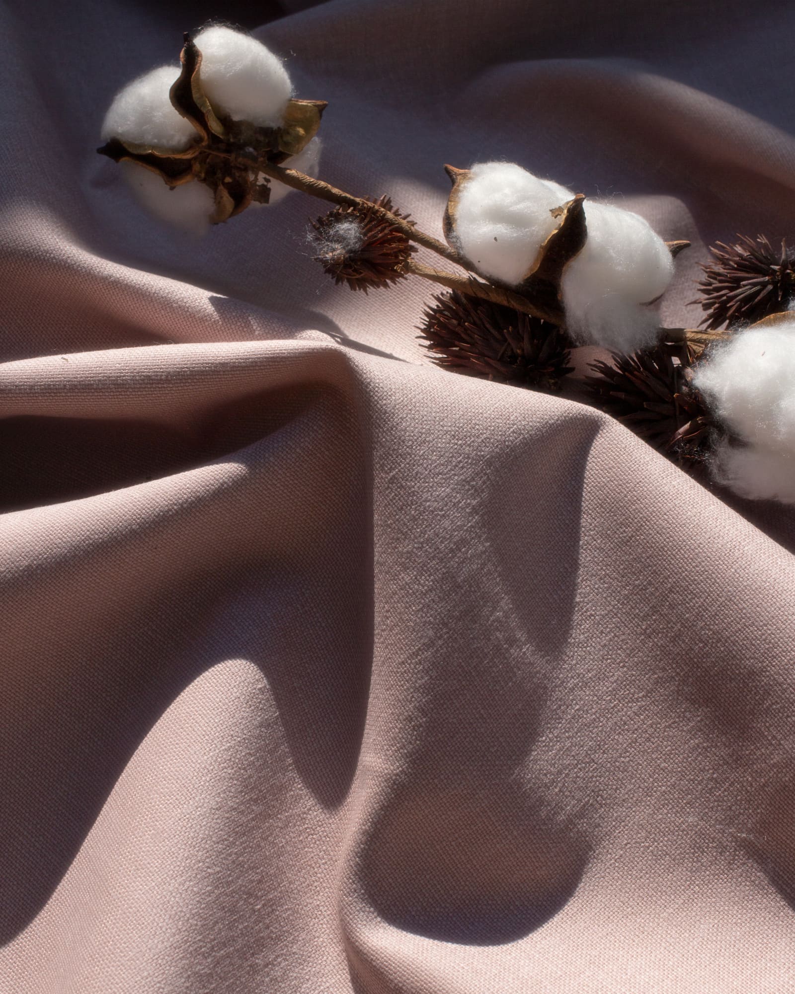 pink cotton curtains