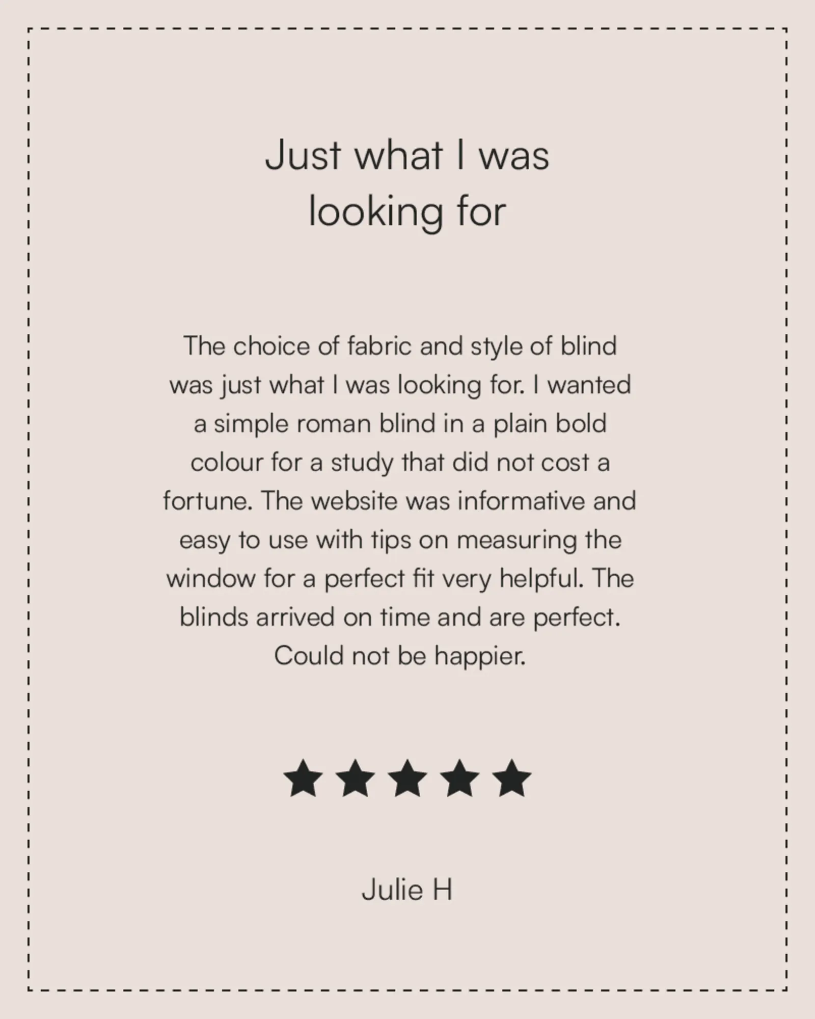 five star review