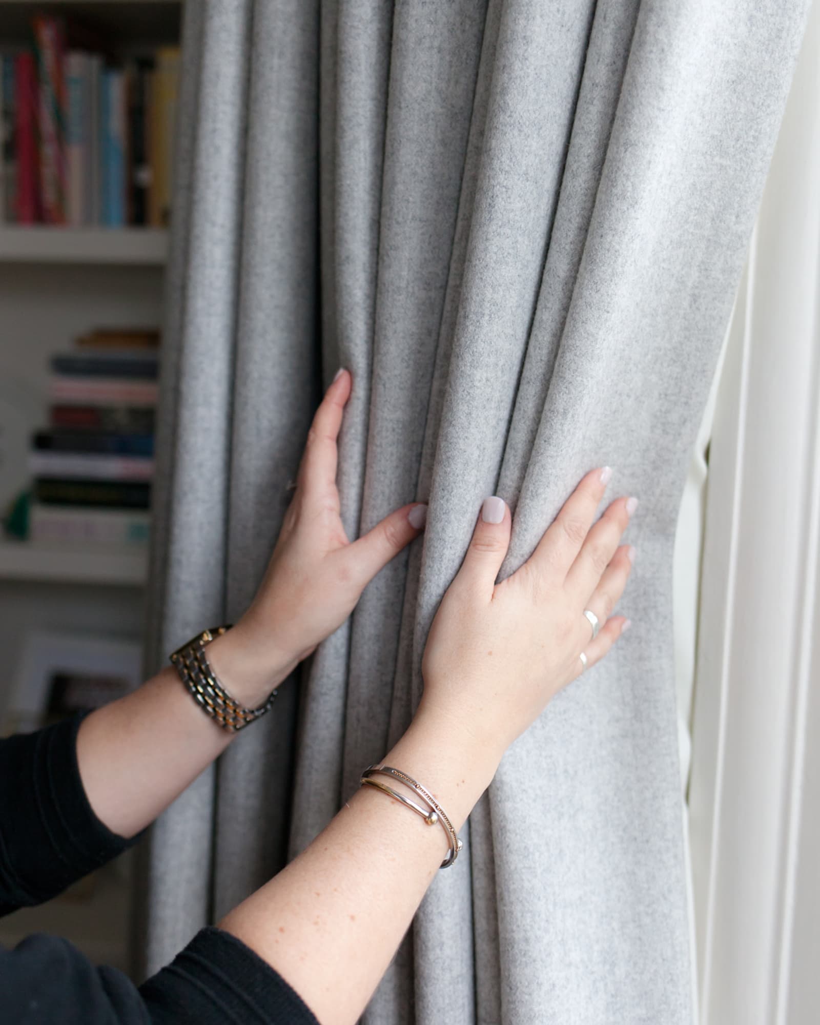 sustainable wool curtains
