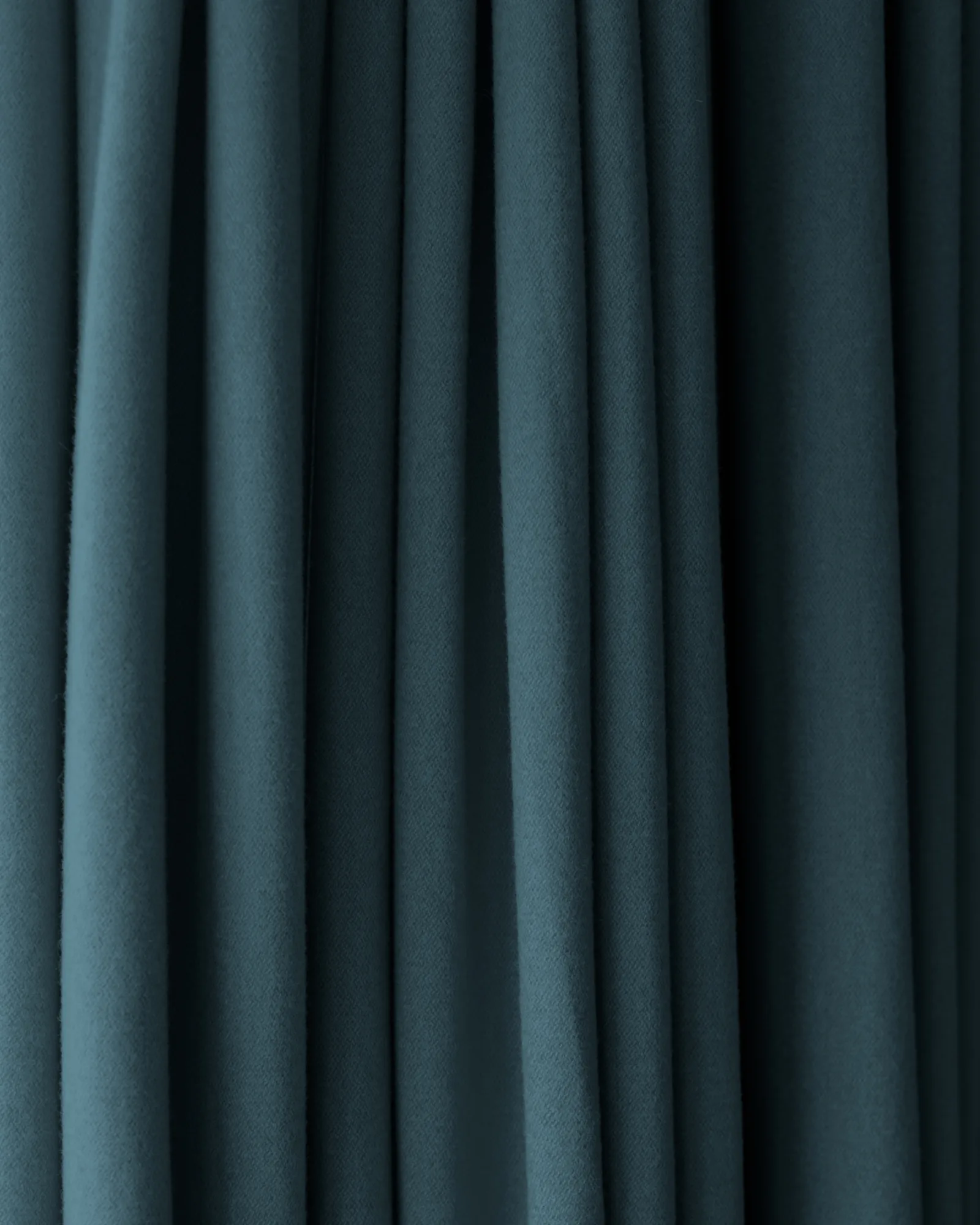 green wool curtains