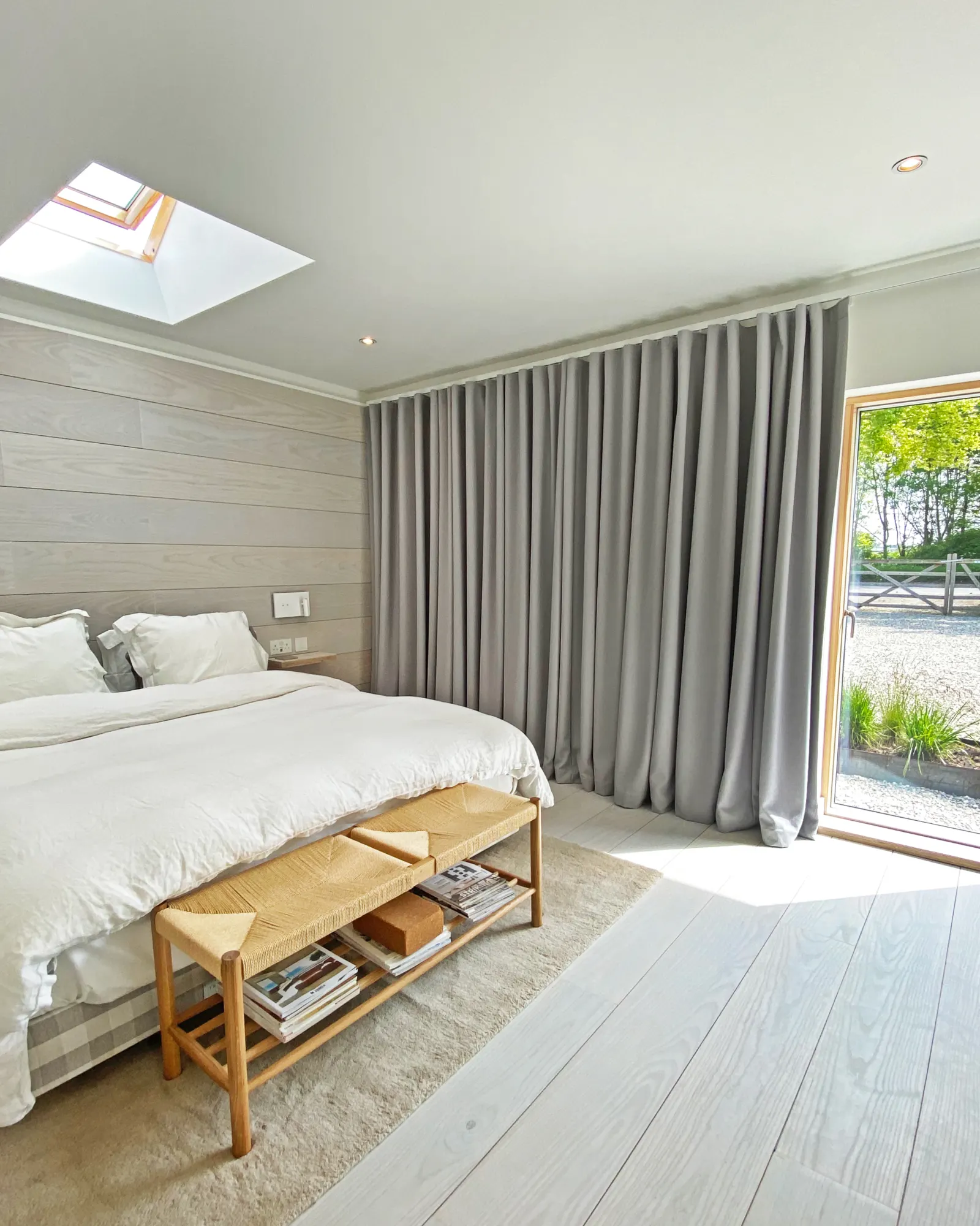 bedroom bifold door curtains