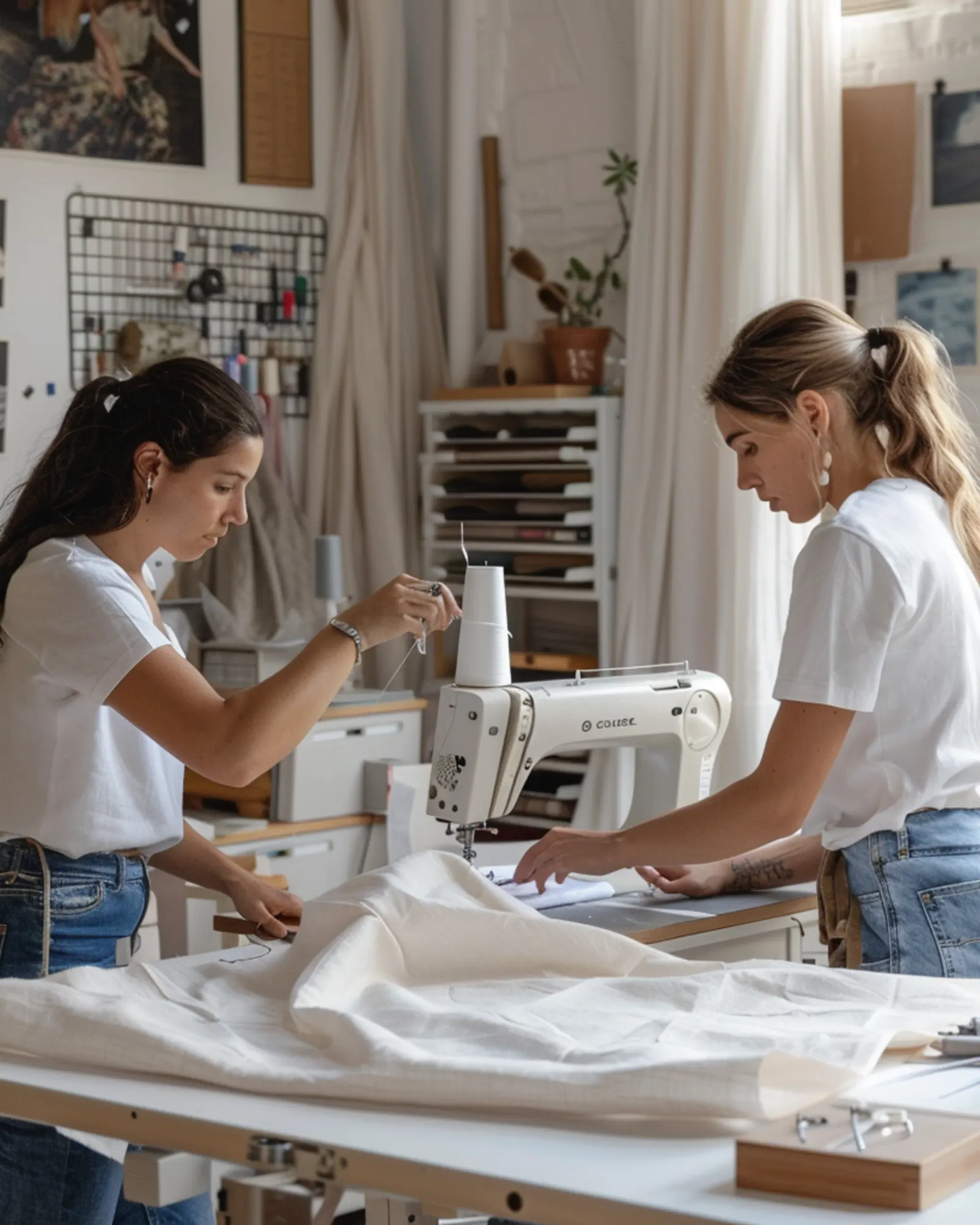 UK female curtain makers