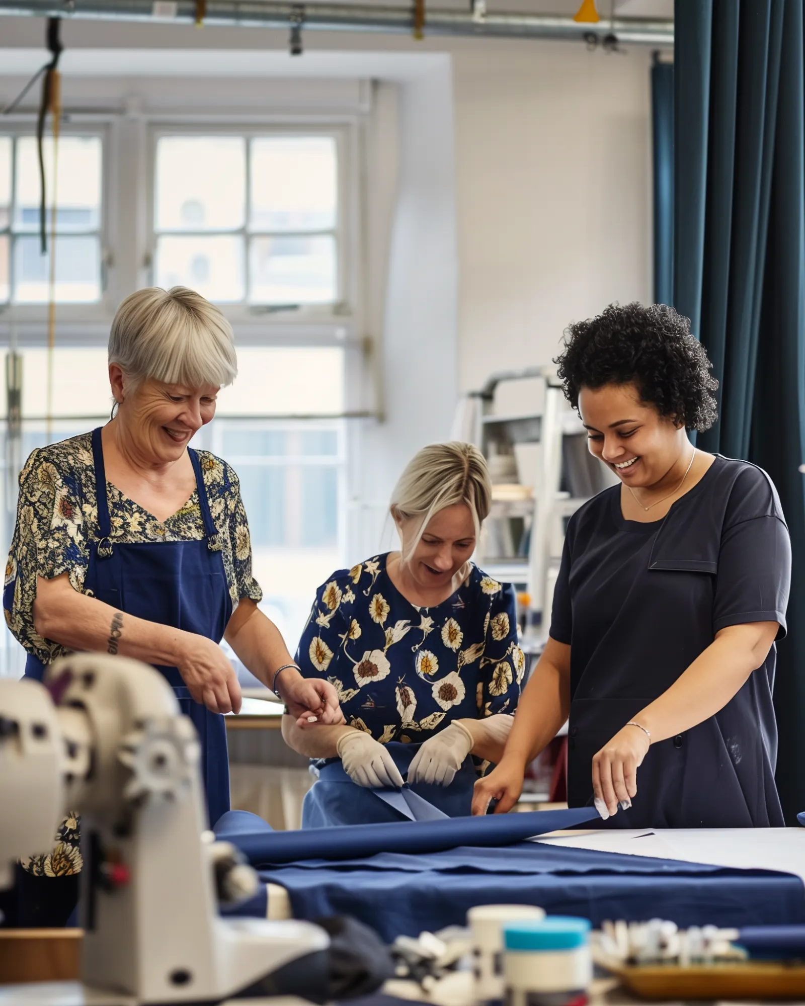 UK female curtain makers