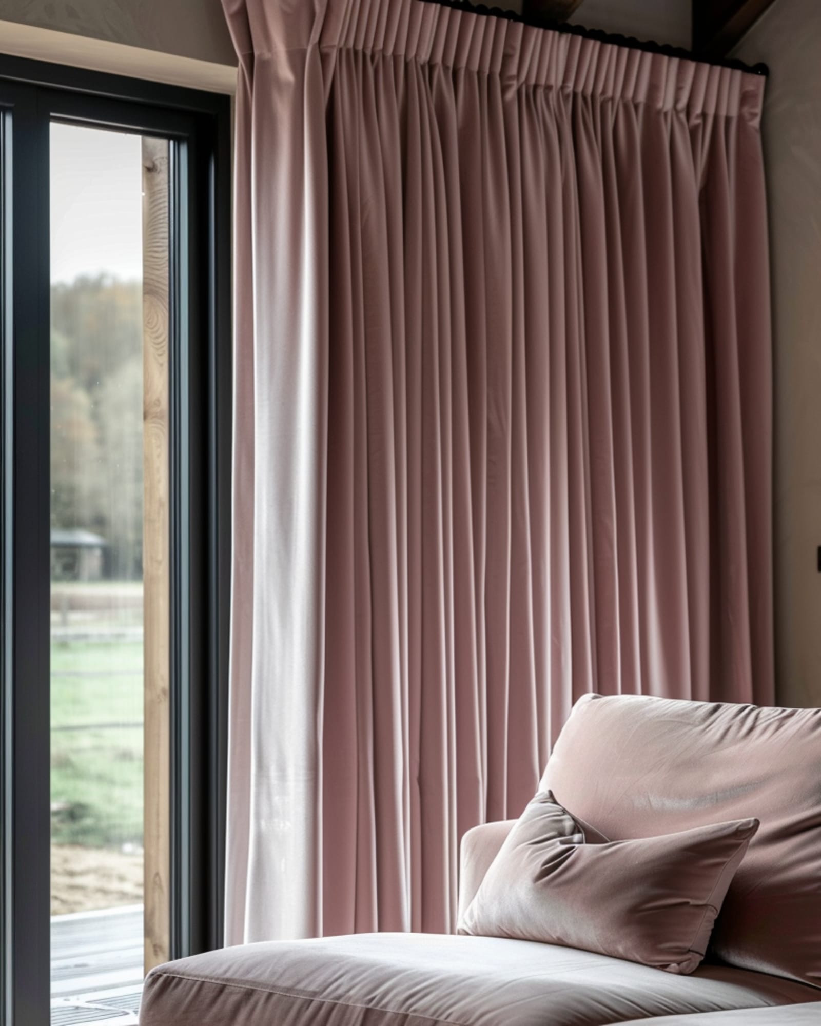 velvet curtains