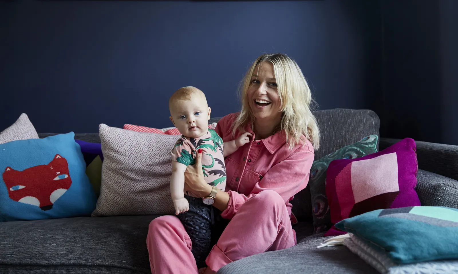 nursery flax curtains