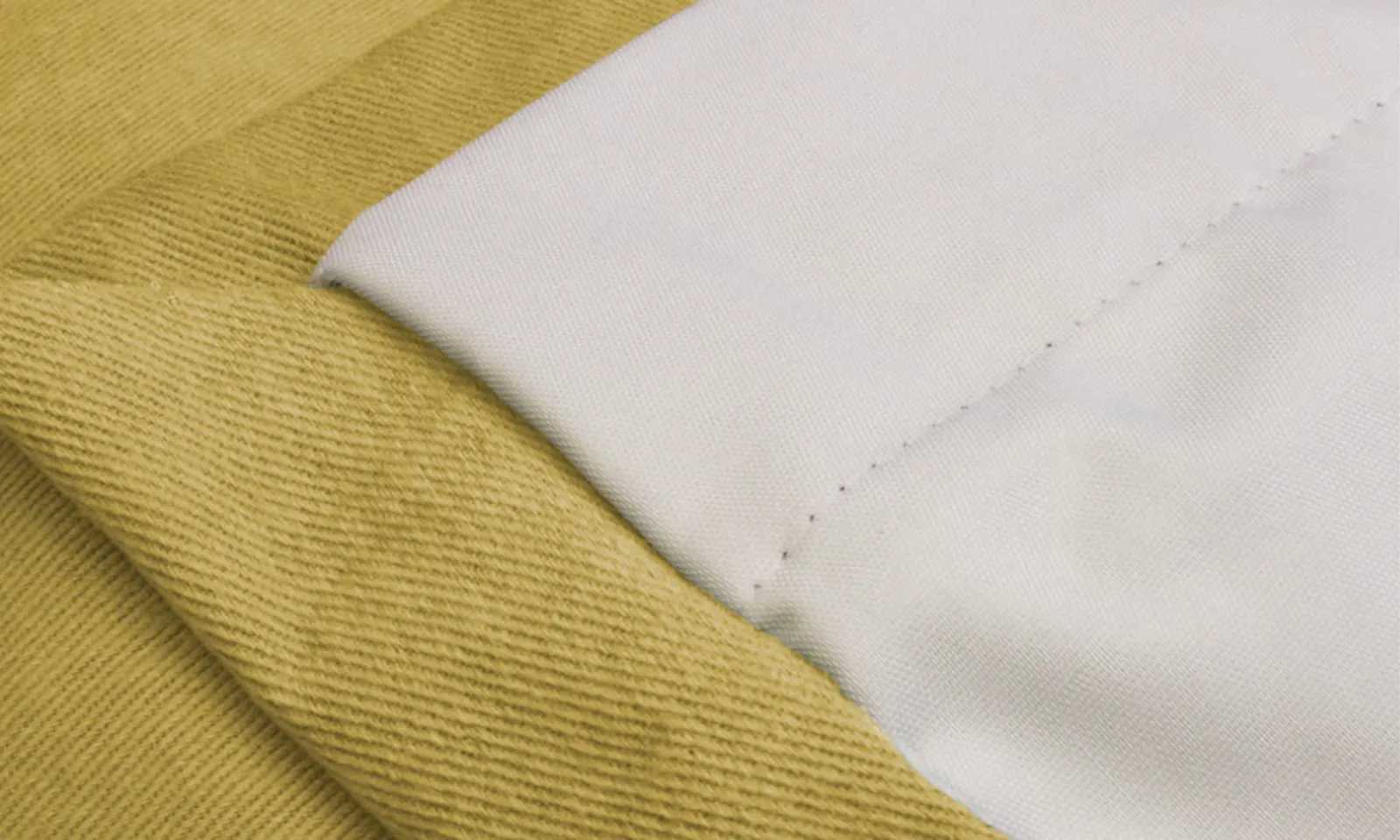 yellow curtains with lining