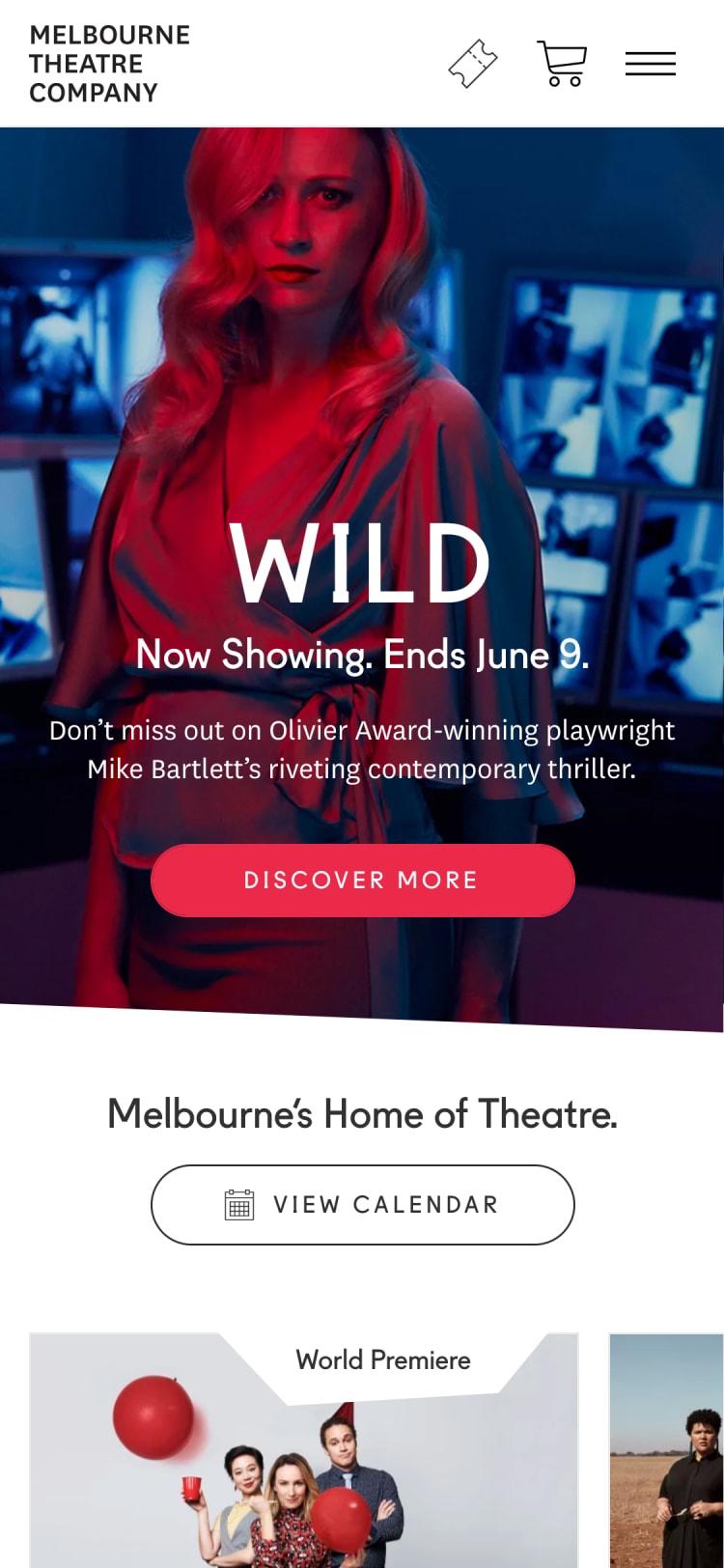 Homepage Wild Mobile