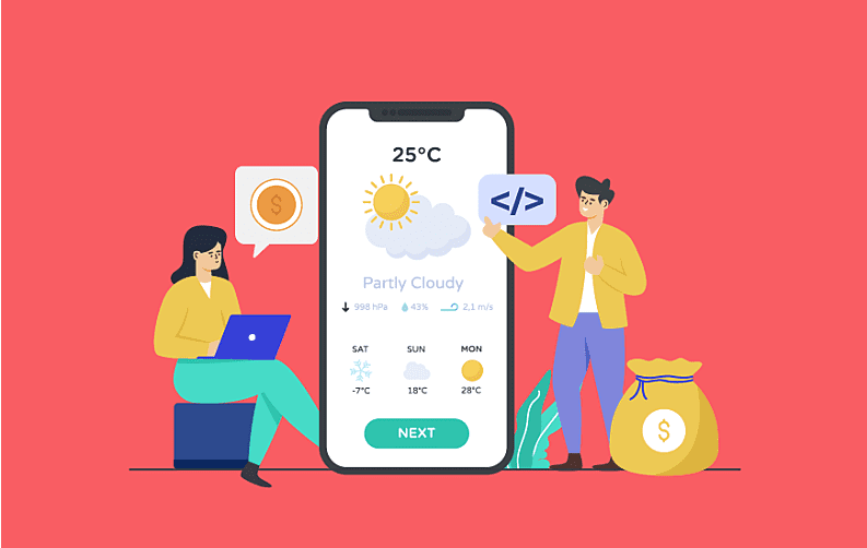 Cost of Weather App development