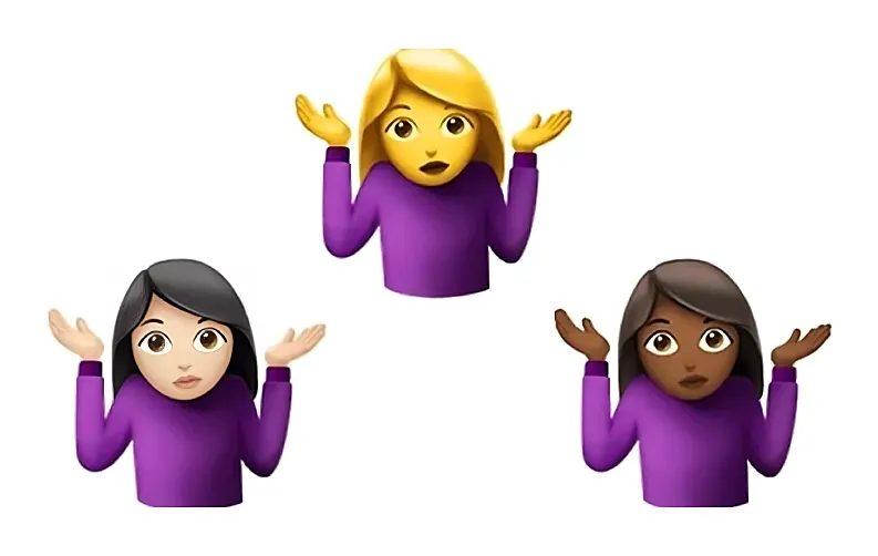 how to type the shrug emoji