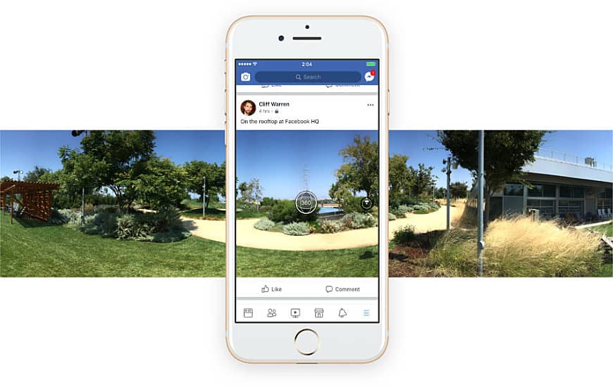 Facebook Added 360-Degree Image Capturing Feature in The App