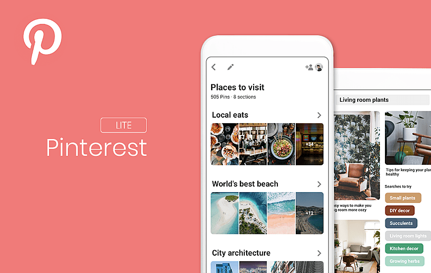 Introducing the Pinterest Lite- A shorter and smarter version for the developing markets 