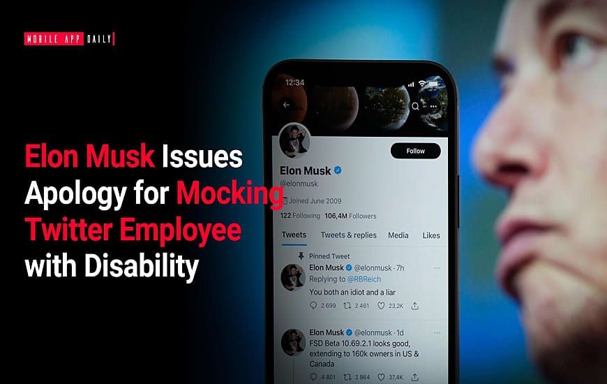 Elon Musk Issues Apology for Mocking Twitter Employee with Disability