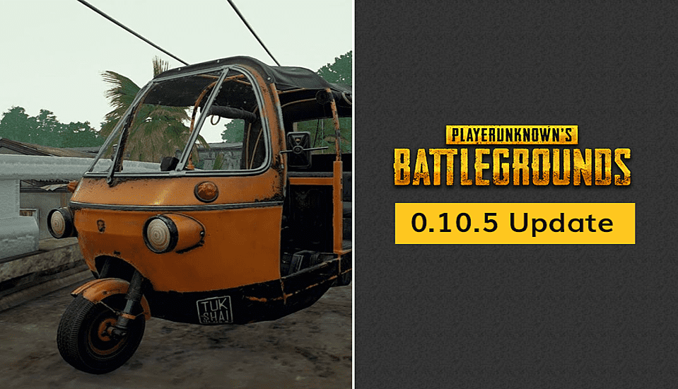 PUBG 0.10.5 Update To Add New Weapons And Vehicles